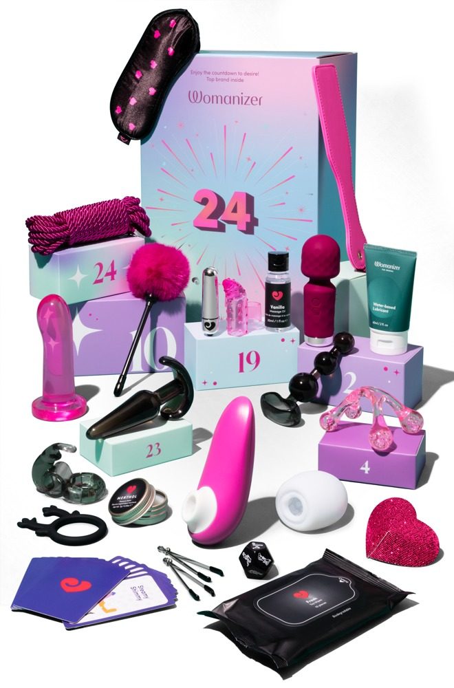 Womanizer Feel the Magic Shiver 24 Day Enjoy Calendar, erotický adventný kalendár pre páry