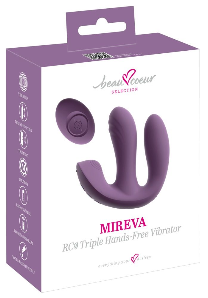 beau coeur Mireva RC Triple Hands-Free Vibrator (obrázek 17)