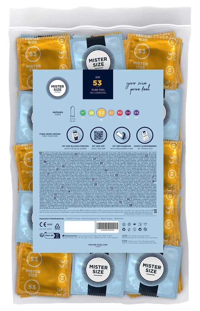 Mister Size Thin 53mm 100ks