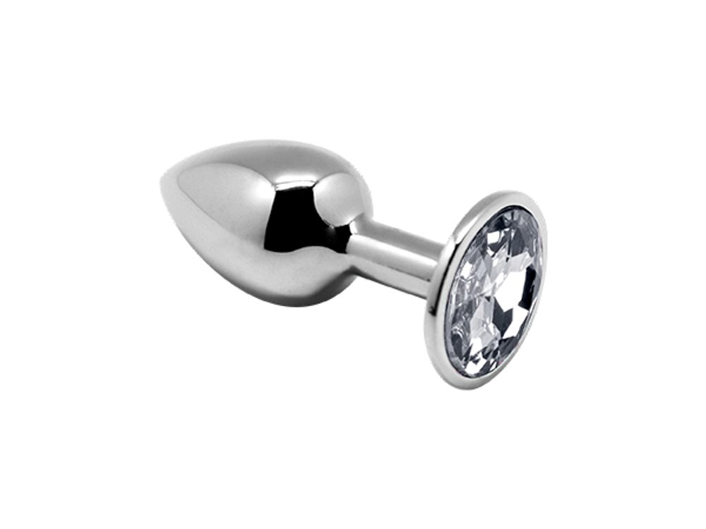 Alive Mini Metal Butt Plug Anal Pleasure White L (obrázek 3)