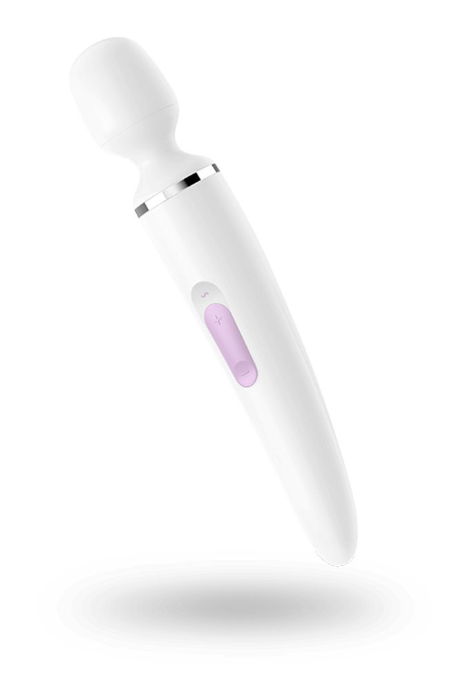 Levně Satisfyer Wand-er Woman - White