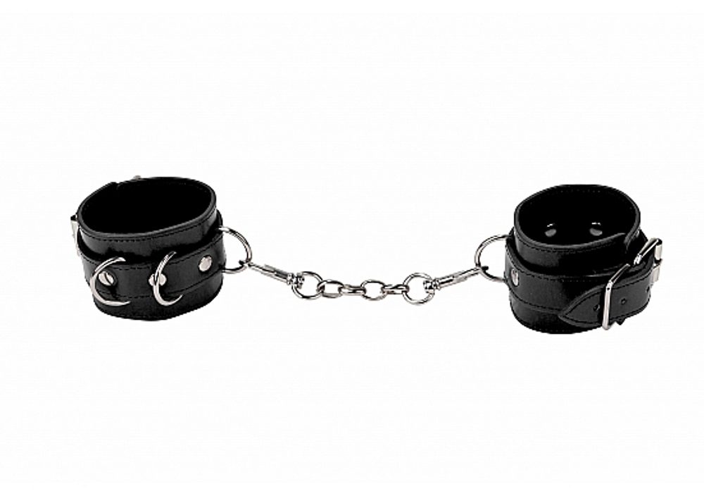 Levně Ouch! Leather Cuffs