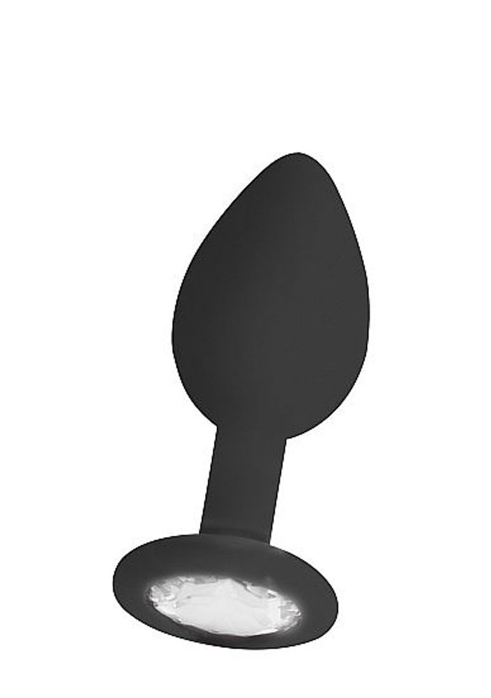 Ouch! Regular Diamond Butt Plug Black (obrázek 3)
