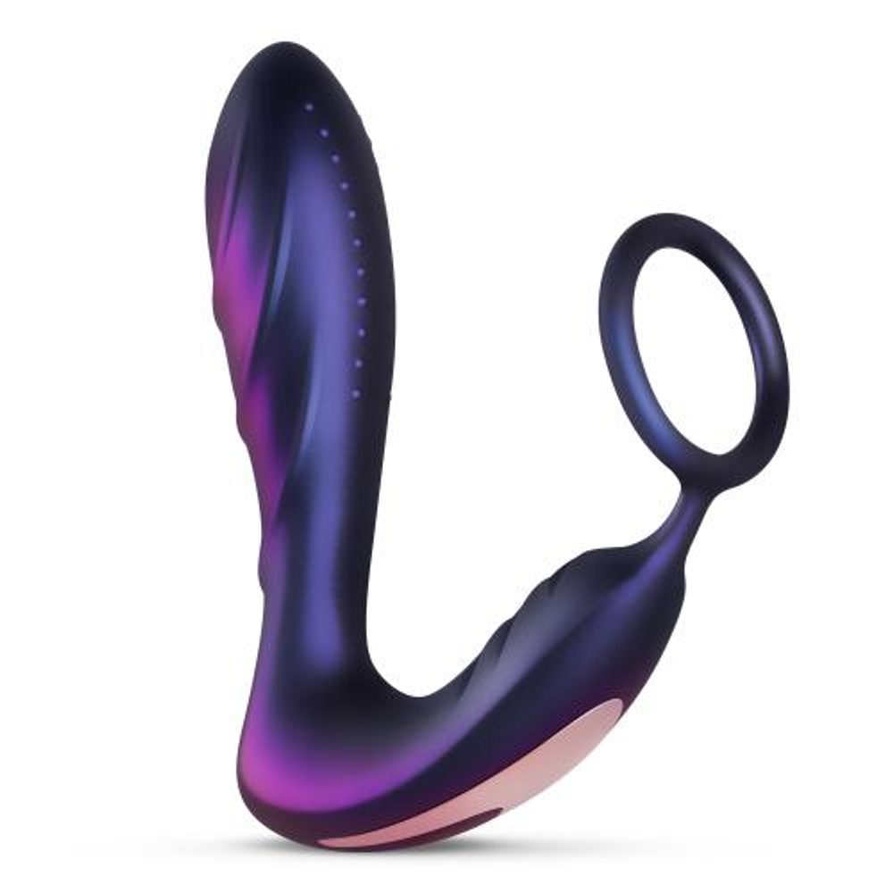 Levně Hueman Hole Anal Vibrator With Cockring