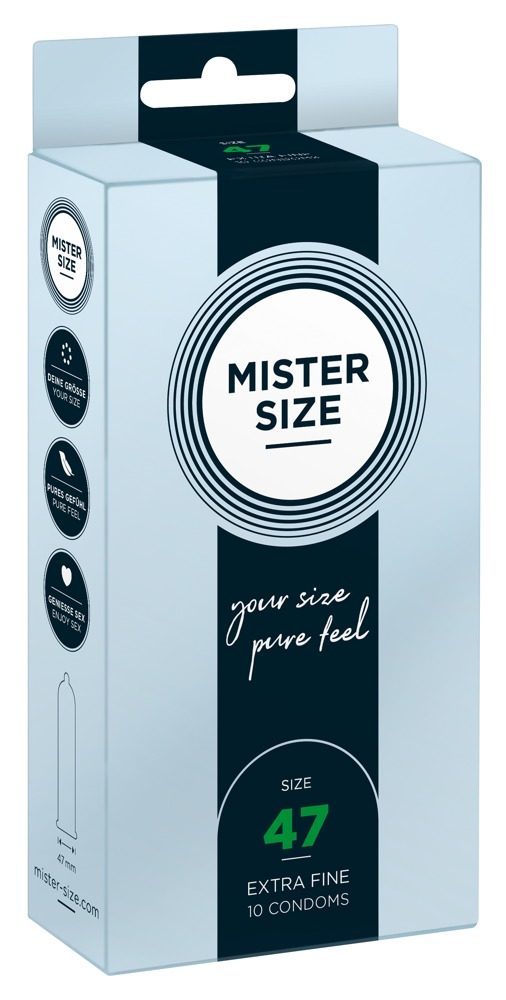 Levně Mister Size thin 47mm 10ks