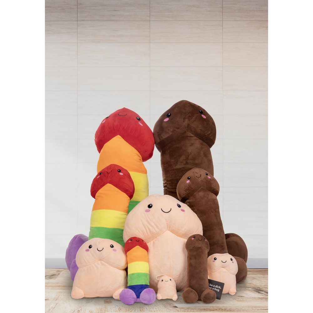 Shots SLine Penis Plushie Rainbow 30 cm (obrázek 4)