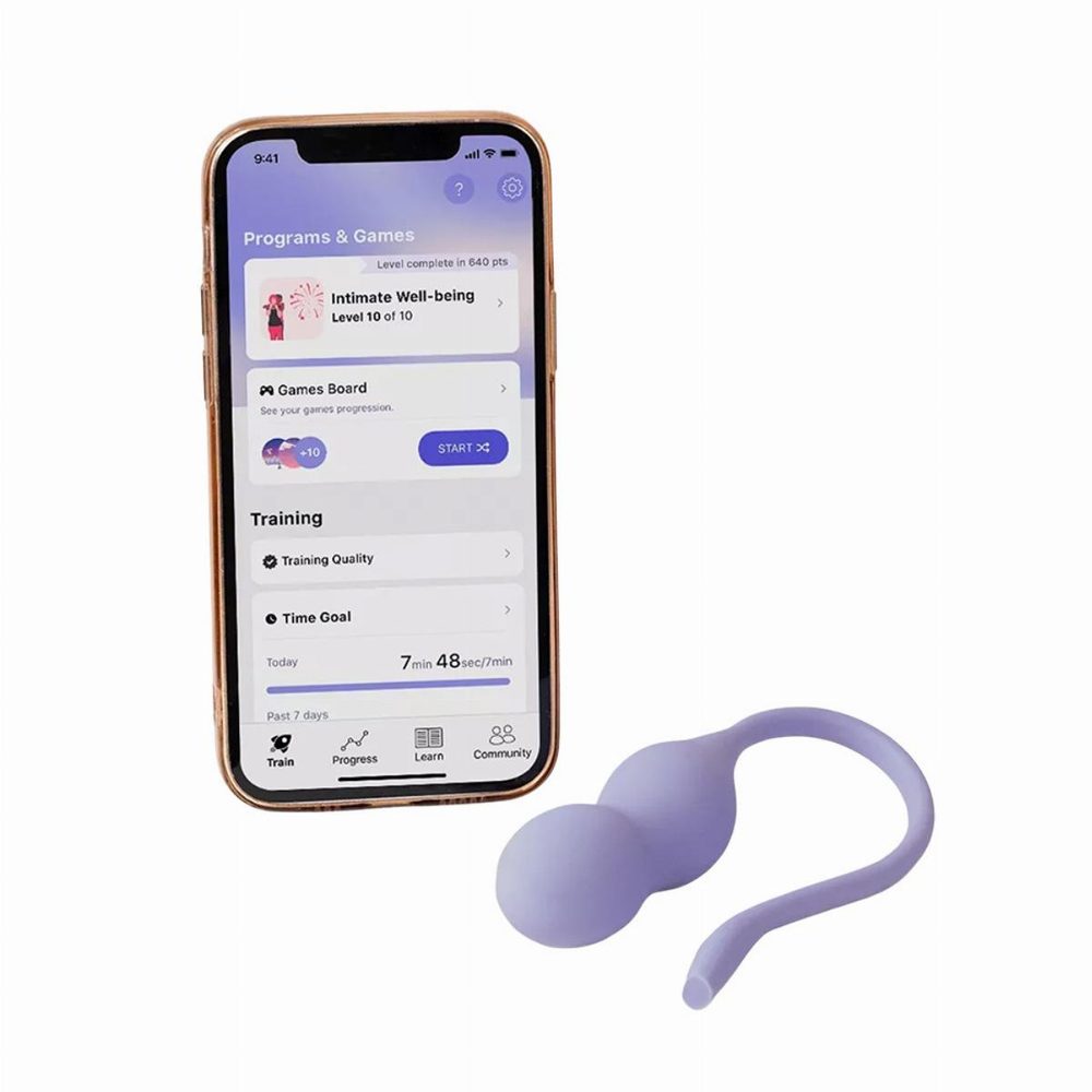 Levně Perifit Care+ Pelvic Floor Trainer App Controlled Lilac