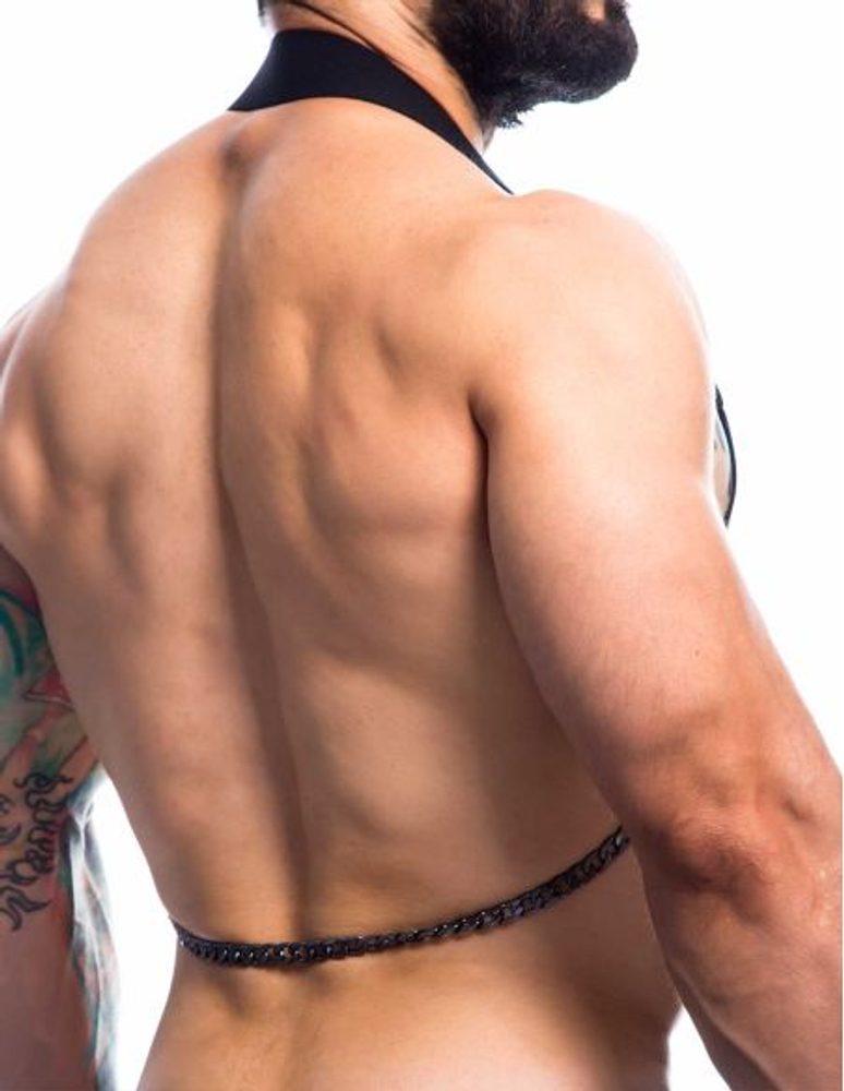 H4RNESS by C4M Black Chain Harness – L/XL