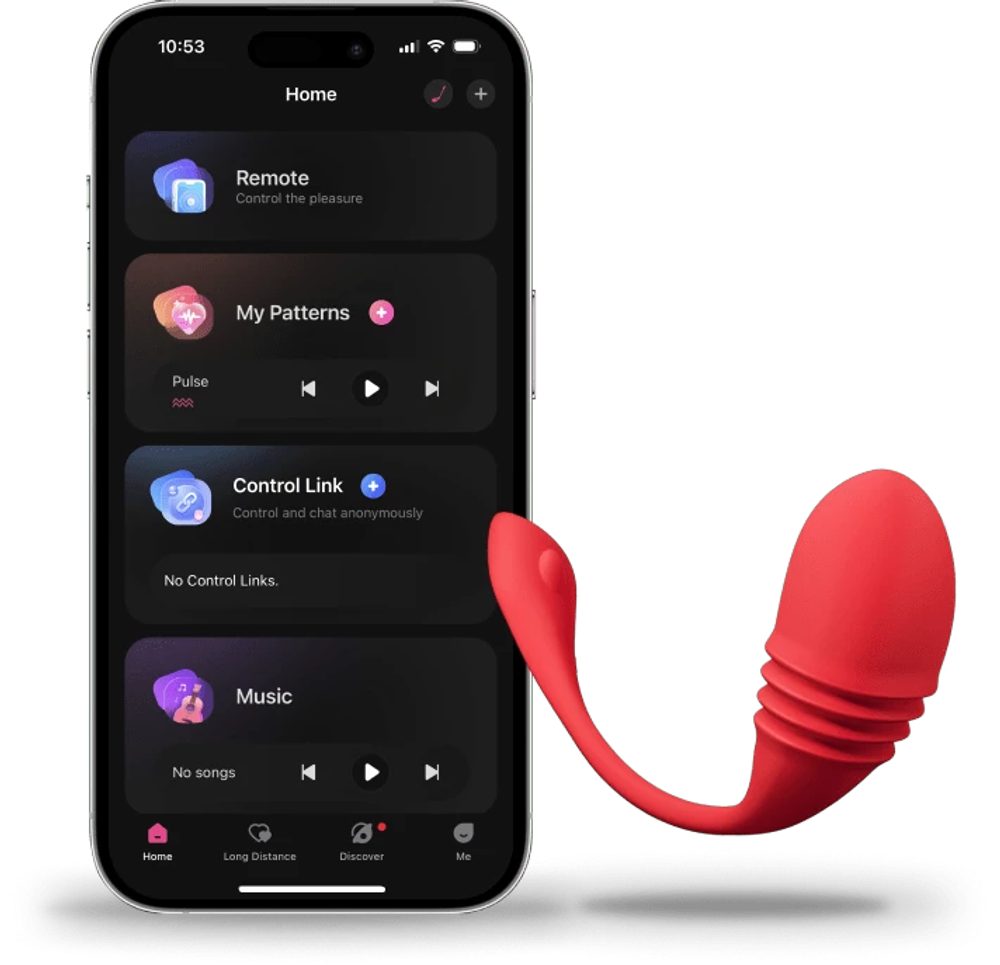 Lovense Vulse App-Controlled Thrusting Egg Vibrator (obrázek 6)