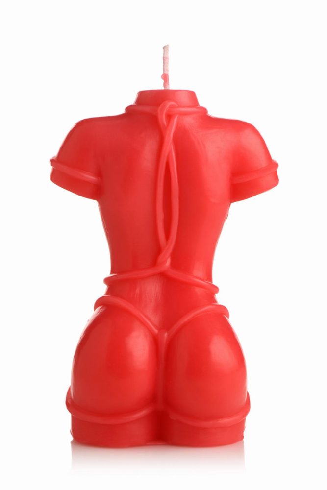 Master Series Bound Goddess Drip Candle Red (obrázek 6)