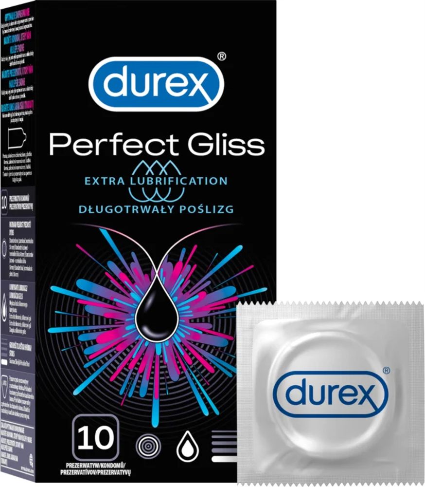 Levně Durex Perfect Gliss 10ks