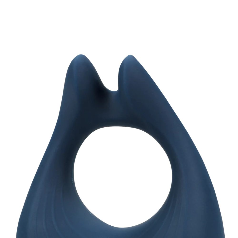 Loveline Pointed Vibrating Cock Ring - Baltic Blue (obrázek 7)