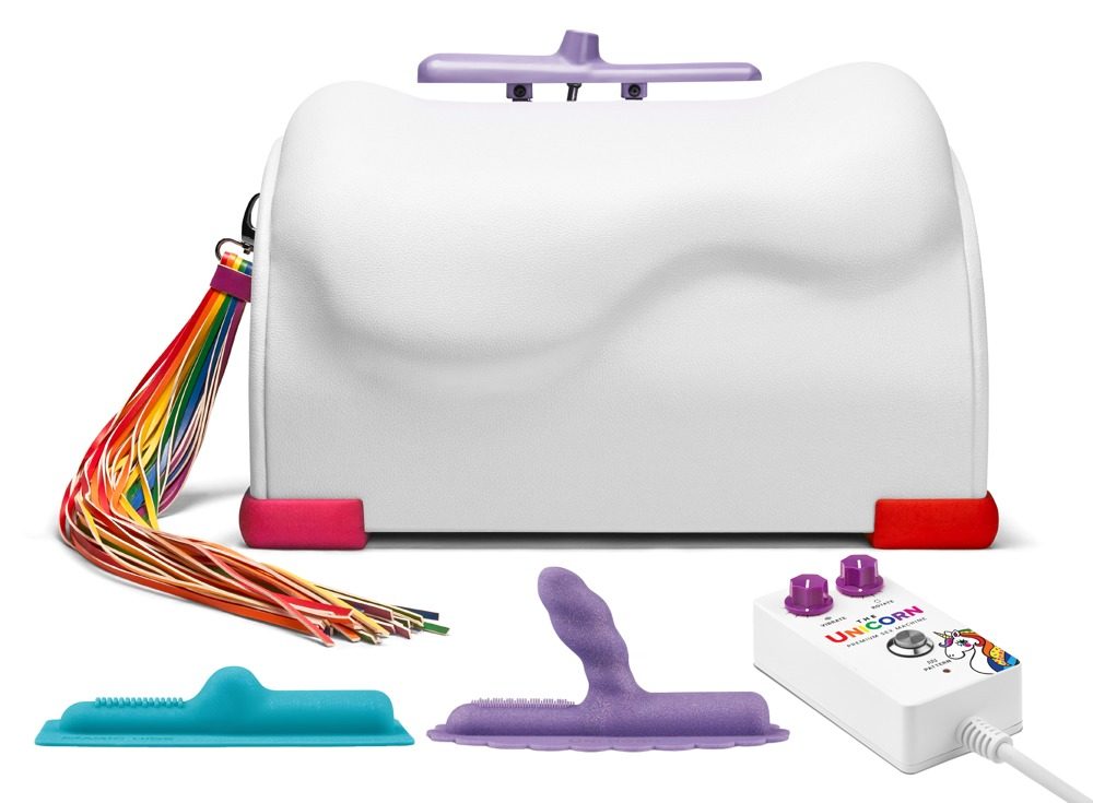 The Cowgirl Premium Sex Machine Unicorn White (obrázek 3)