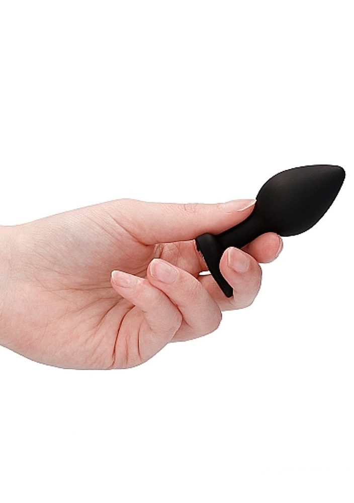 Ouch! Regular Diamond Butt Plug Black (obrázek 9)