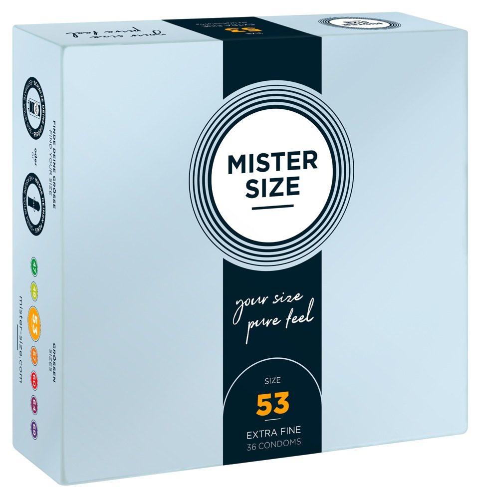 Levně Mister Size thin 53mm 36ks