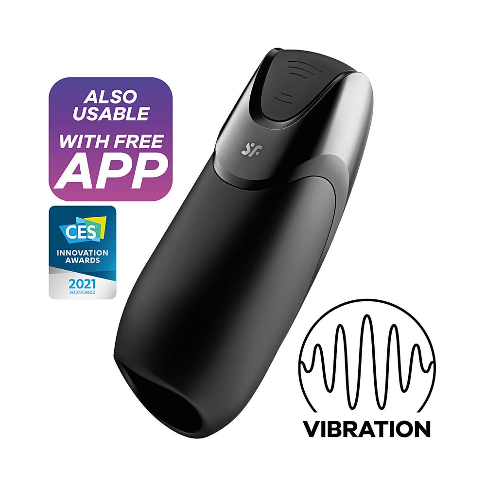 Levně Satisfyer Men Vibration+ Connect App Black