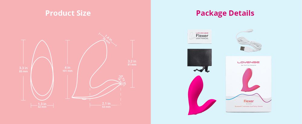 Lovense Flexer Insertable Dual Panty (obrázek 20)