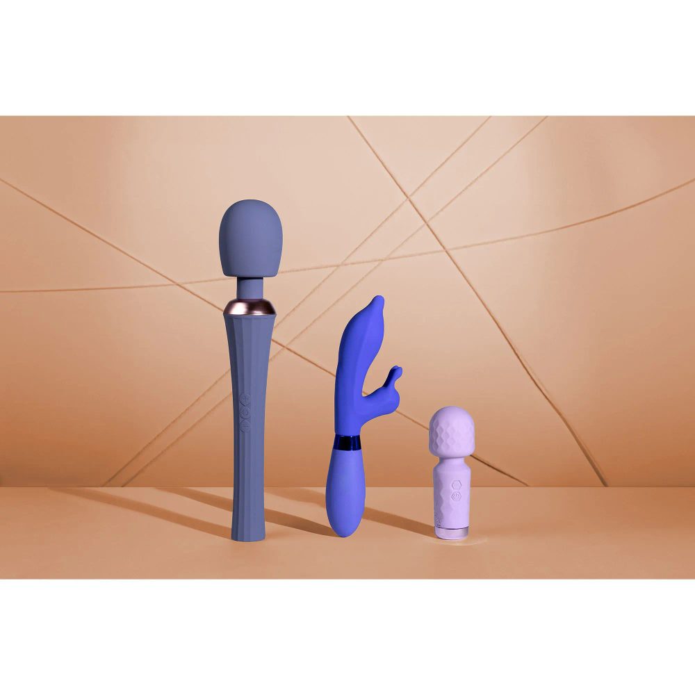 Loveline Powerful Wand Vibrator with Still Handle - Blue Nova (obrázek 6)
