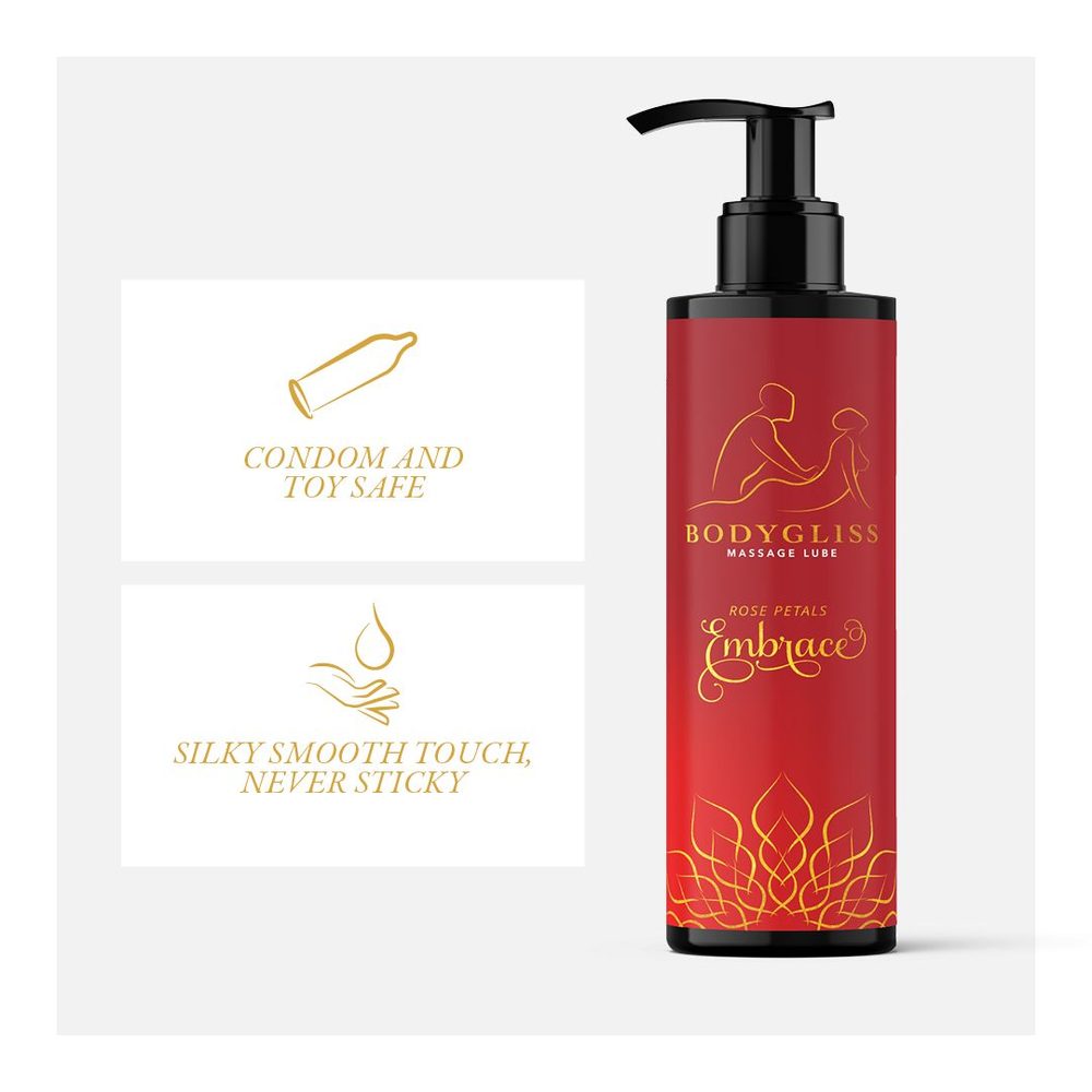 BodyGliss Massage Collection Silky Soft Oil Rose Petals 150 ml (obrázek 5)