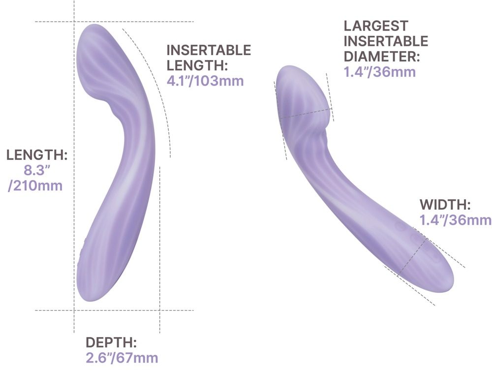 Svakom Margot Flexible Interactive G-Spot Vibrator Lilac (obrázek 9)