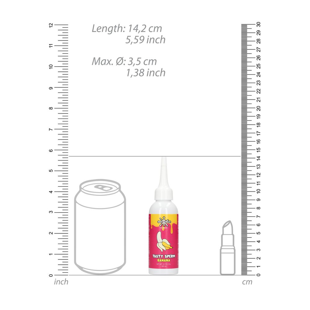 Cum Face by Shots Banana Tasty Sperm 80 ml (obrázek 3)