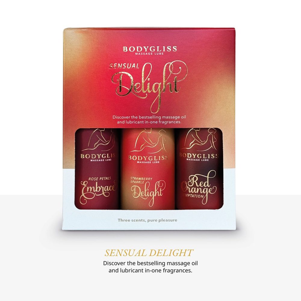 BodyGliss Massage Lube Collection Sensual Delight 3 x 50 ml (obrázek 3)
