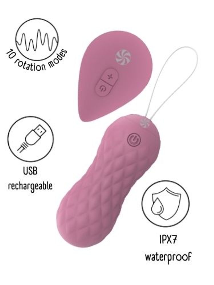 E-shop Lola Games Vaginální vibrační kuličky s dálkovým ovládáním Take it Easy Dea Pink