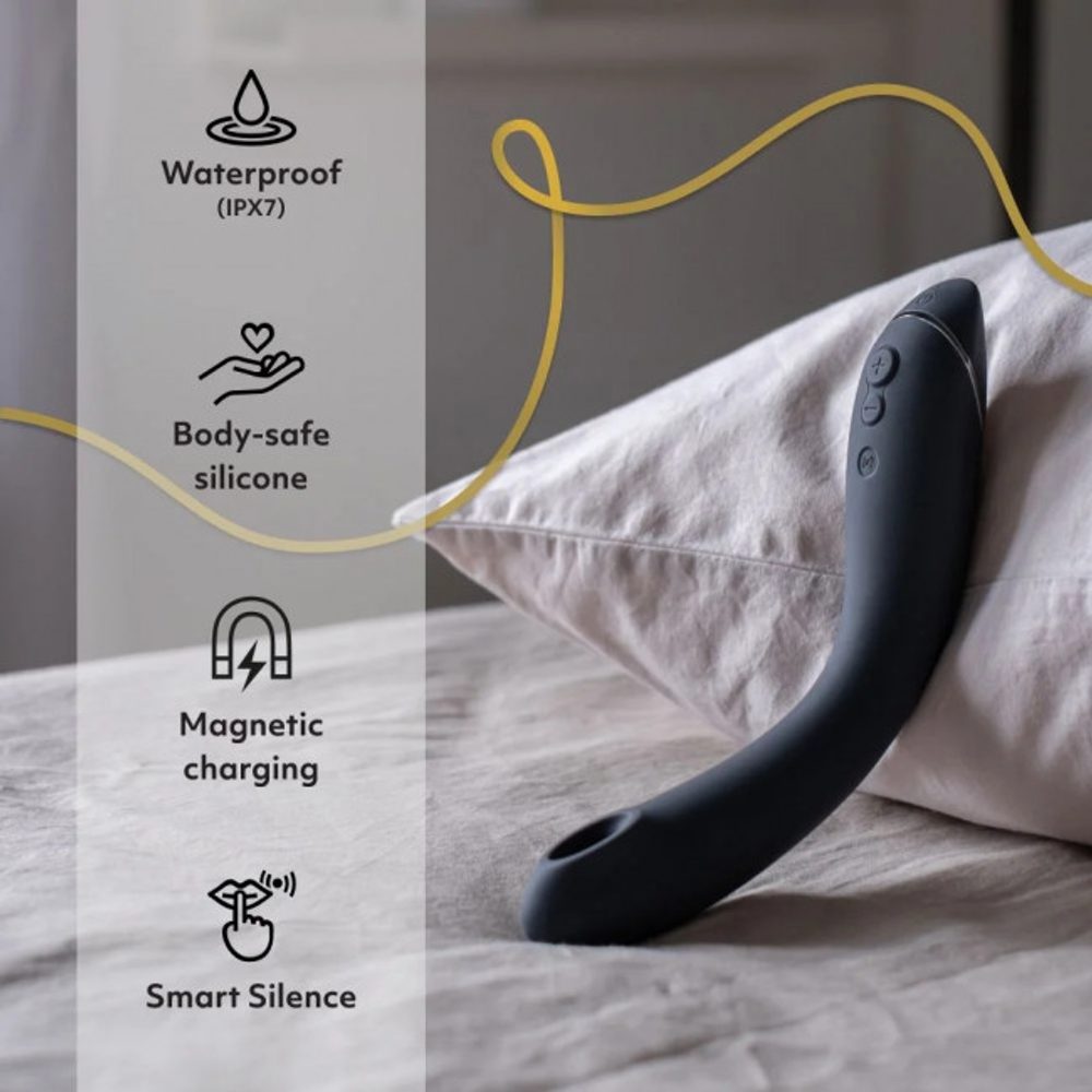 Womanizer OG 2in1 pleasure air G spot vibrator black (obrázek 20)