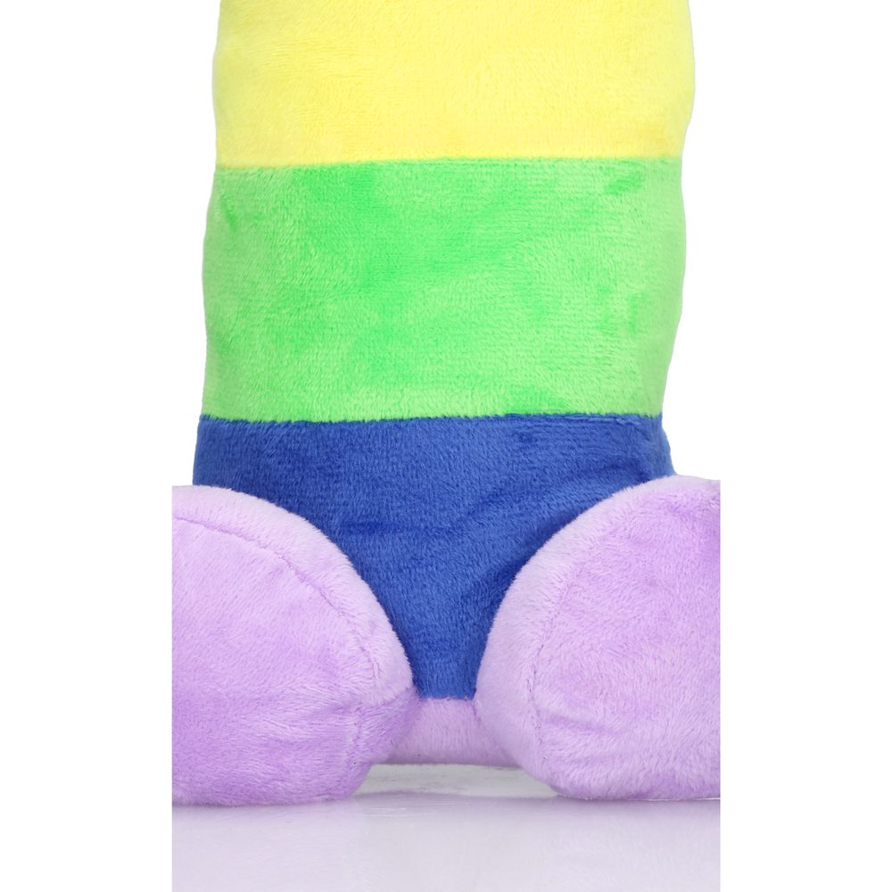 Shots SLine Penis Plushie Rainbow 30 cm (obrázek 6)