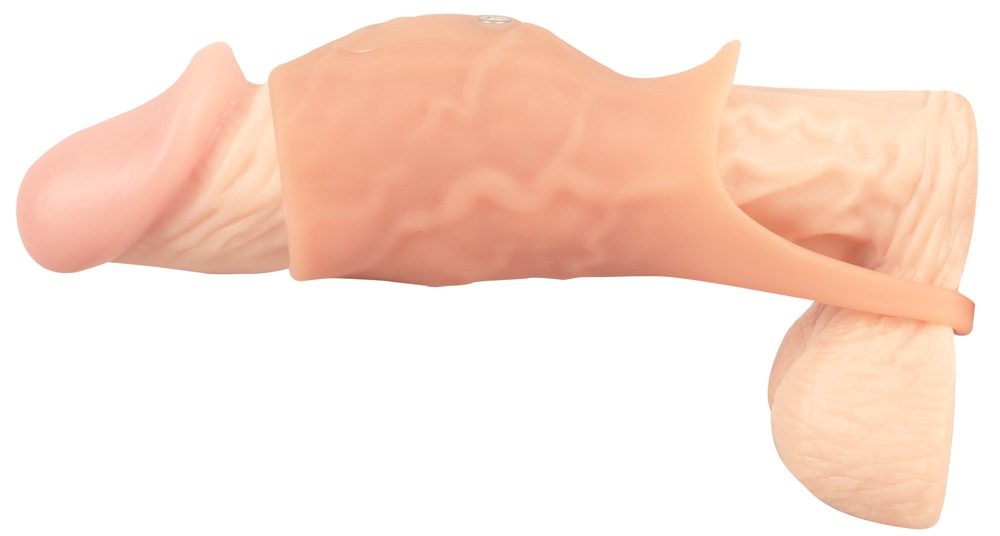 RealistiXXX RealSleeve vibrační návlek na penis otevřený