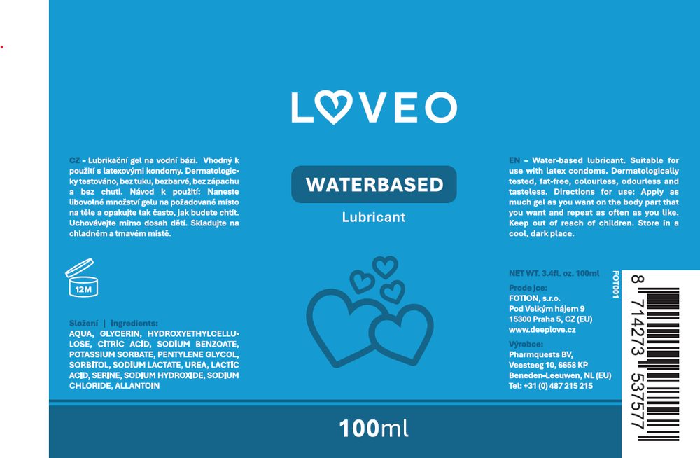 LOVEO Waterbased Lubricant 100ml
