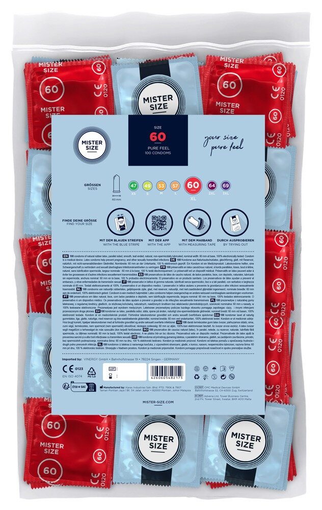 Mister Size Thin 60mm 100ks