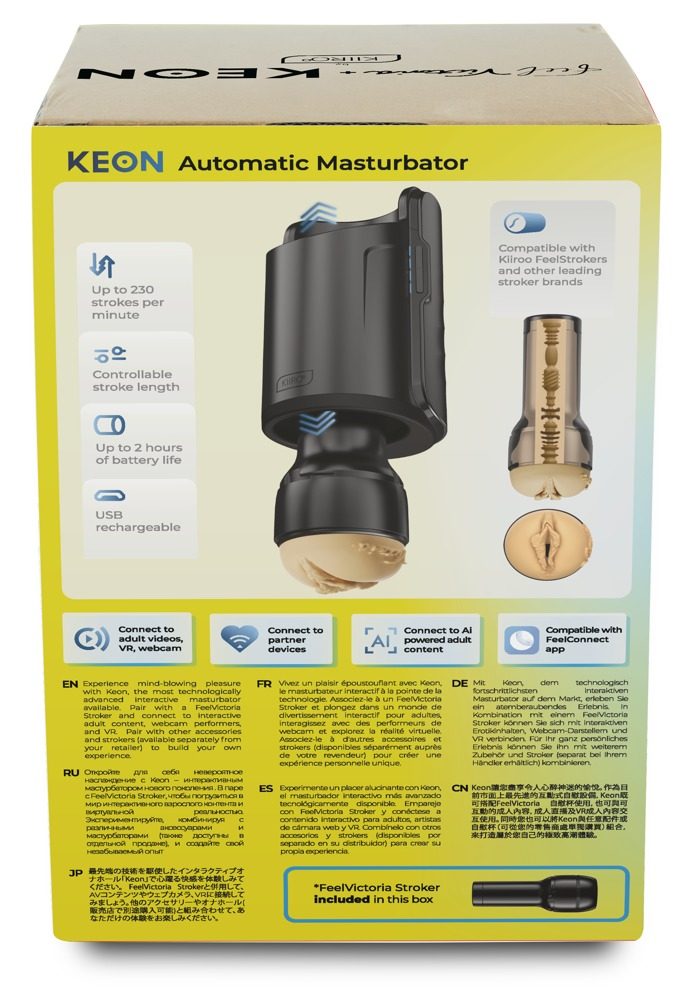 Kiiroo Keon WiFi Combo Set Feel Victoria June (obrázek 11)