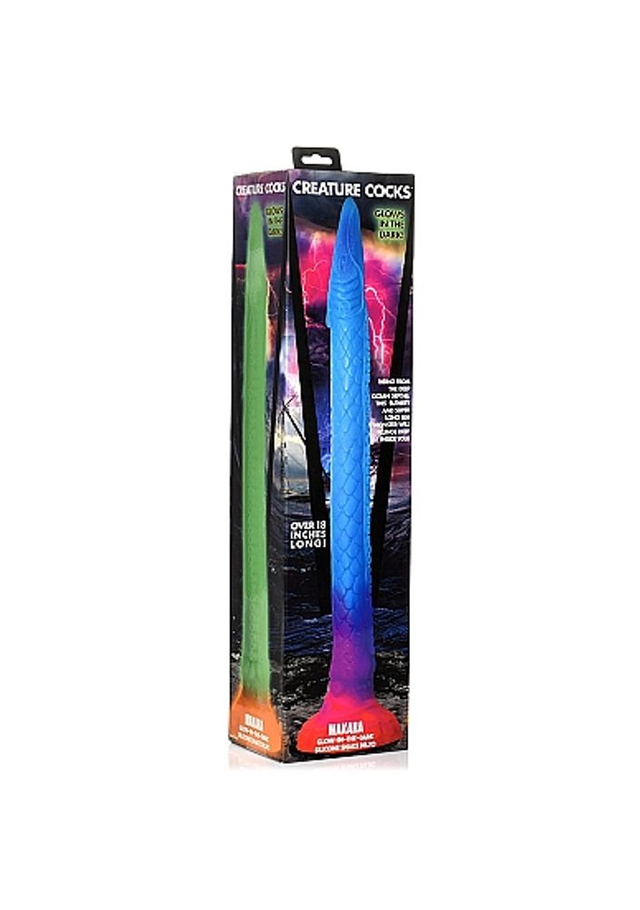 Creature Cocks Glow in the Dark Makara Silicone Snake Dildo