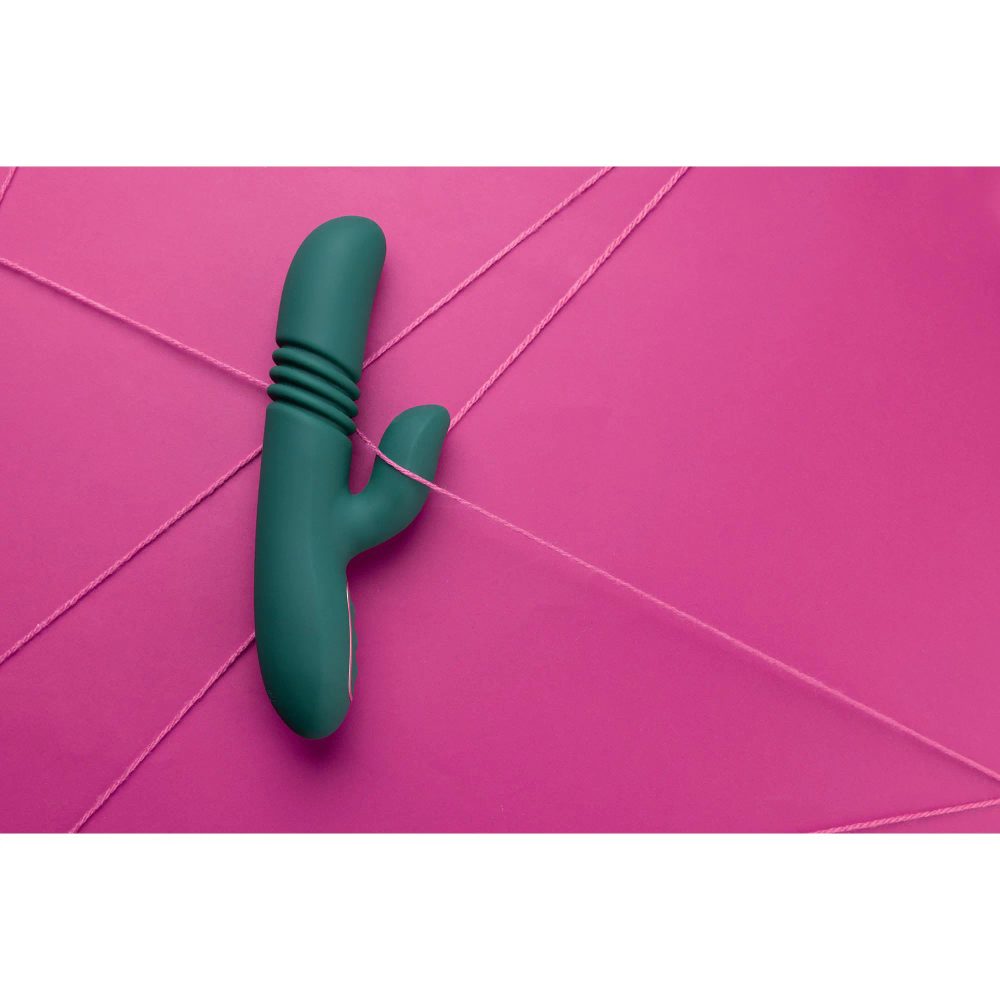 Loveline Thrusting and Warming Rabbit Vibrator - Ancient Sea (obrázek 8)