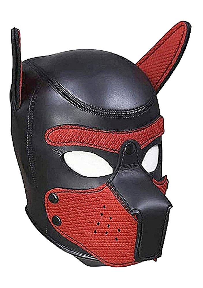 E-shop Psie maska Ouch! Puppy Play Puppy Hood červená