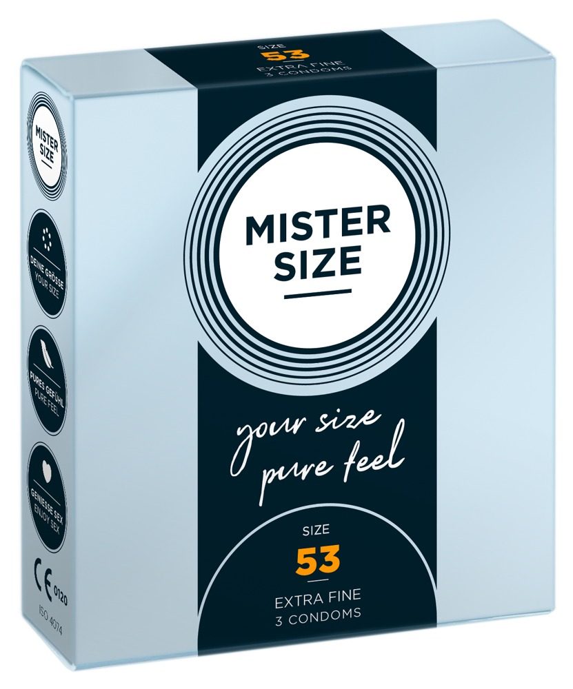 Levně Mister Size Thin 53mm 3ks