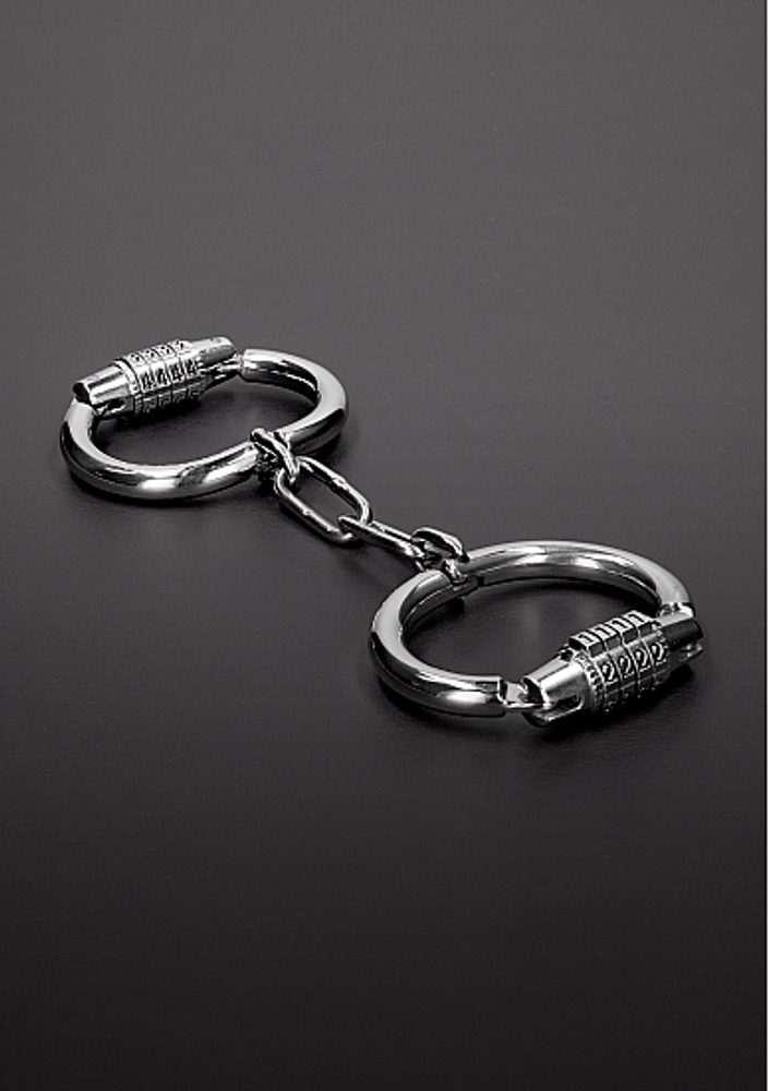 E-shop Shots Steel Handcuffs with Combination Lock