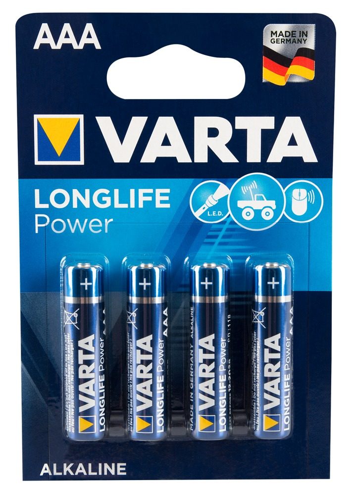 E-shop 4 Varta AAA Batteries