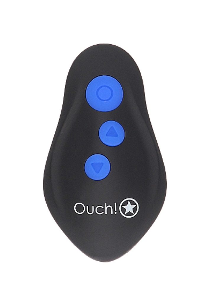 Ouch! E-stim & Vibration Butt Plug with Remote Black (obrázek 6)