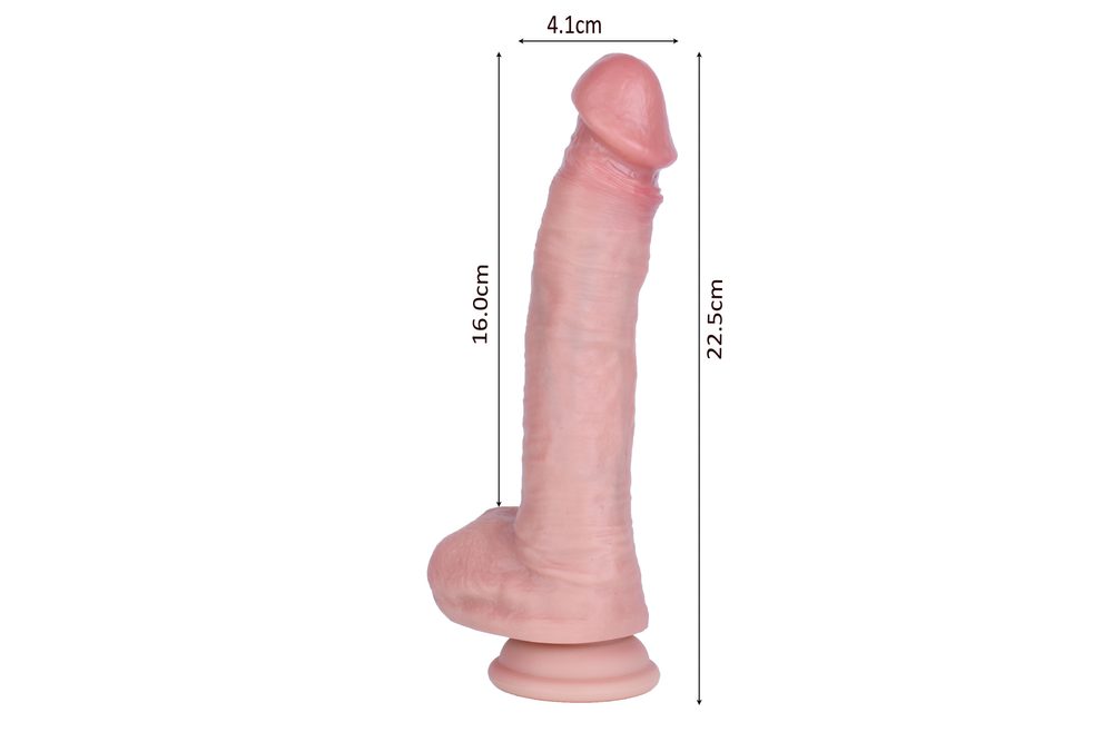 SinsFactory Ultra Realistic Vibrating Stroking & Thrusting Dildo 22.50 cm (obrázek 3)