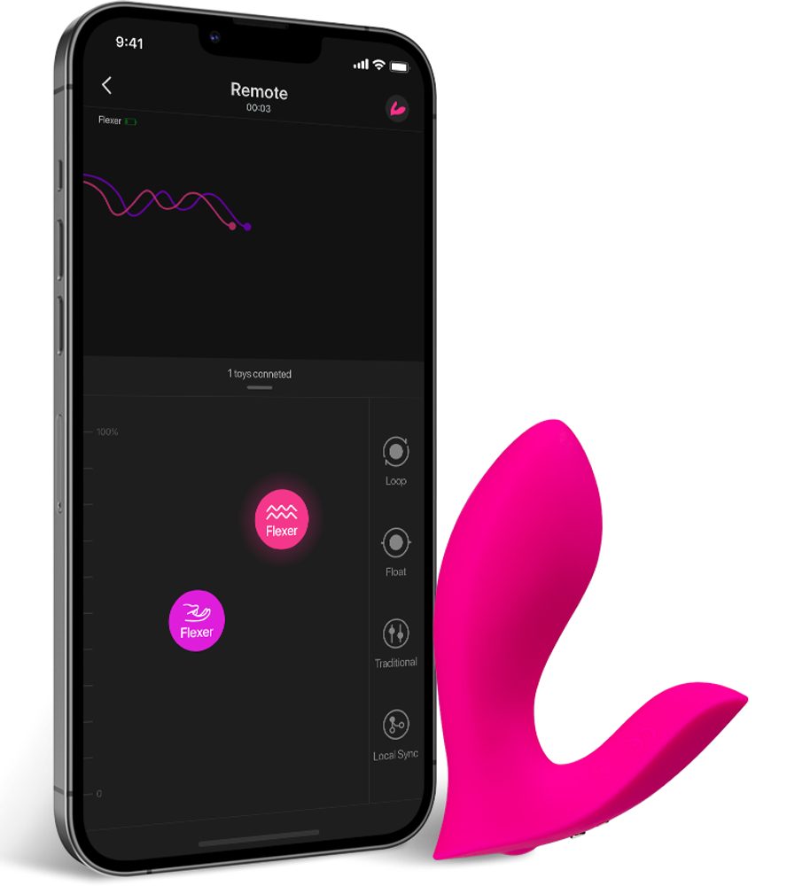 E-shop Lovense Flexer Insertable Dual Panty Vibrator