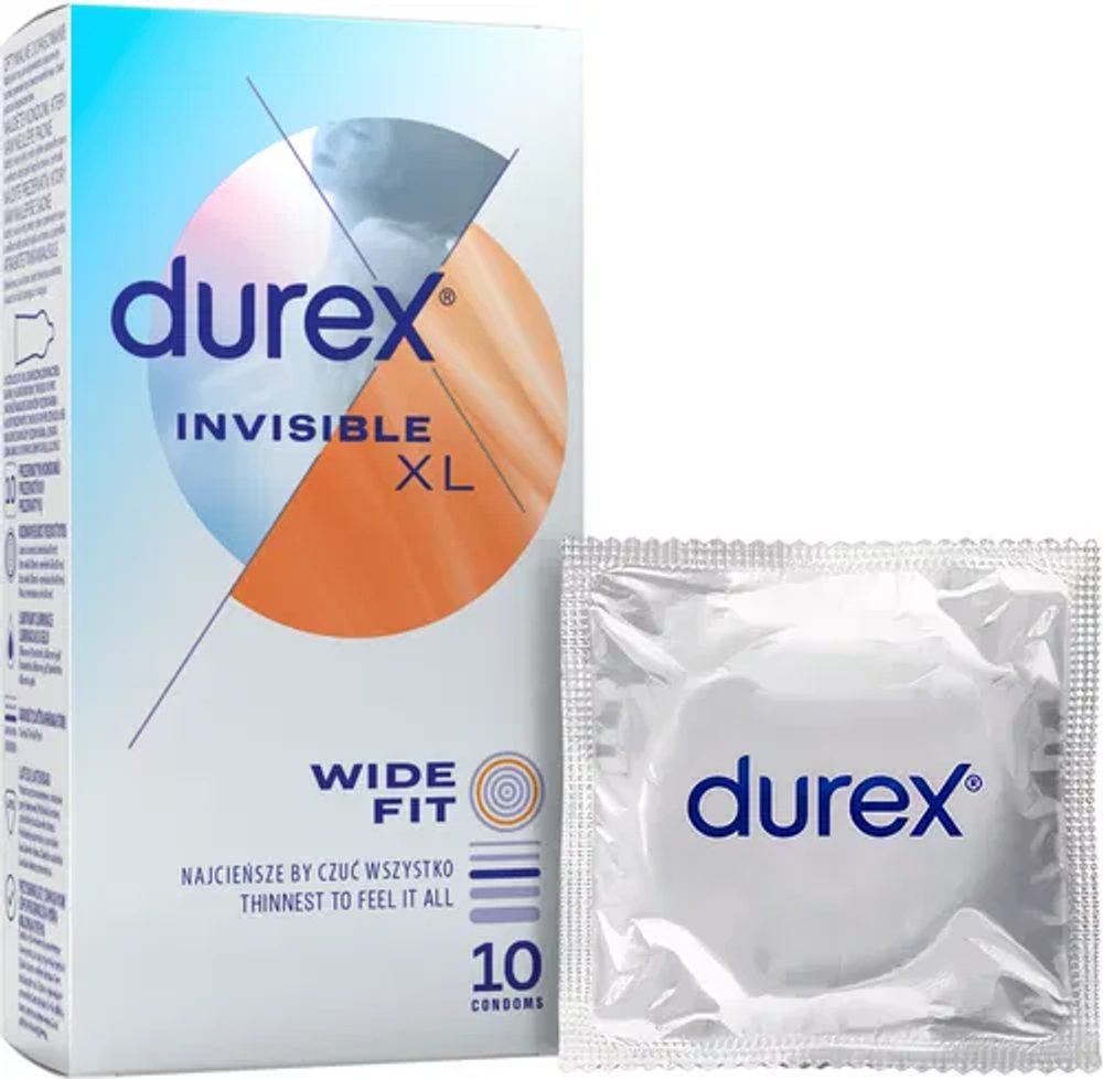 Durex Invisible XL 10 ks