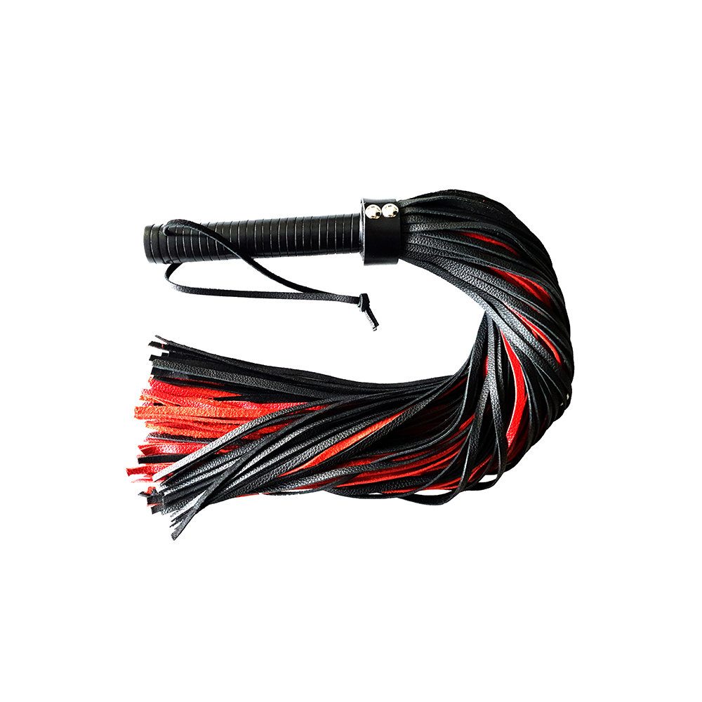 Rouge Leather Handle, Leather Flogger