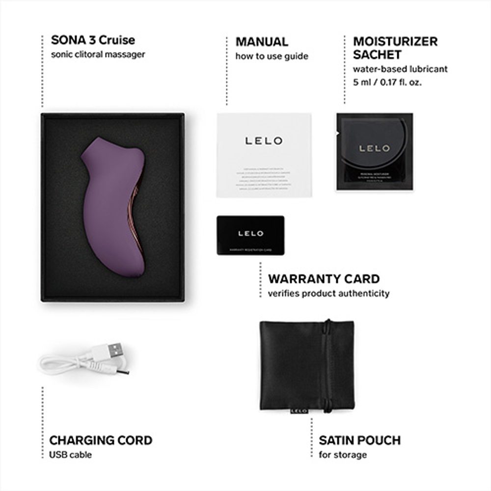 LELO Sona 3 Cruise Plum (obrázek 7)