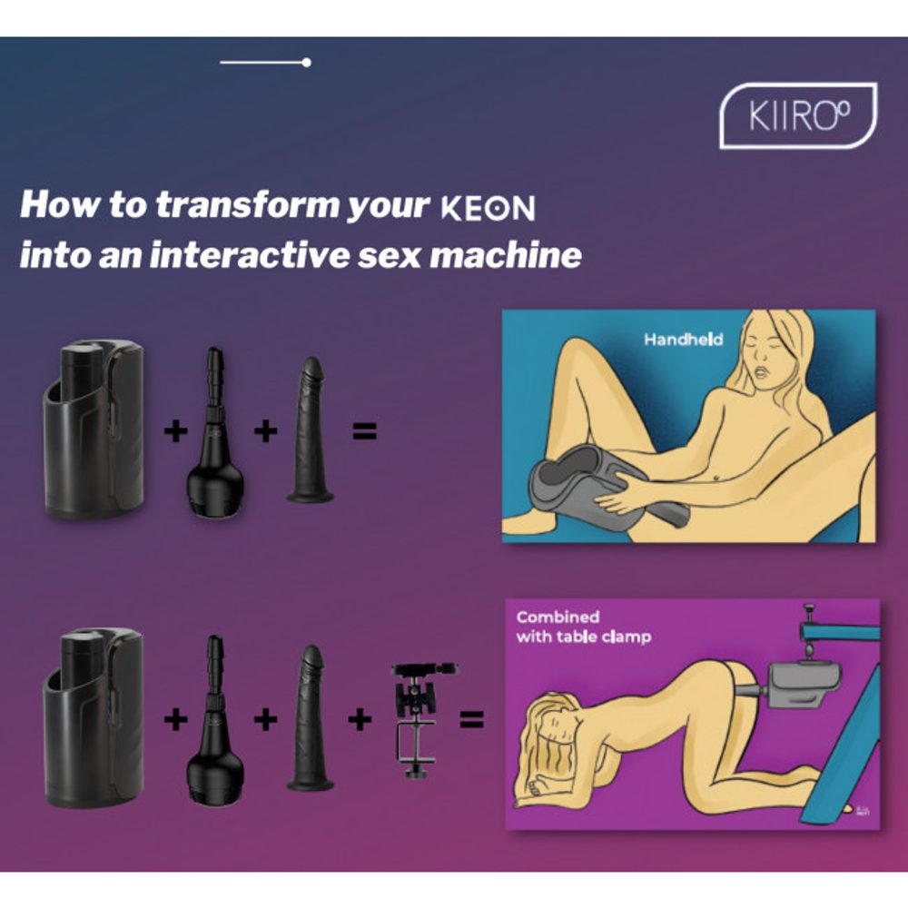 Kiiroo Dildo Adapter for Keon Masturbator without dildo Black (obrázek 3)