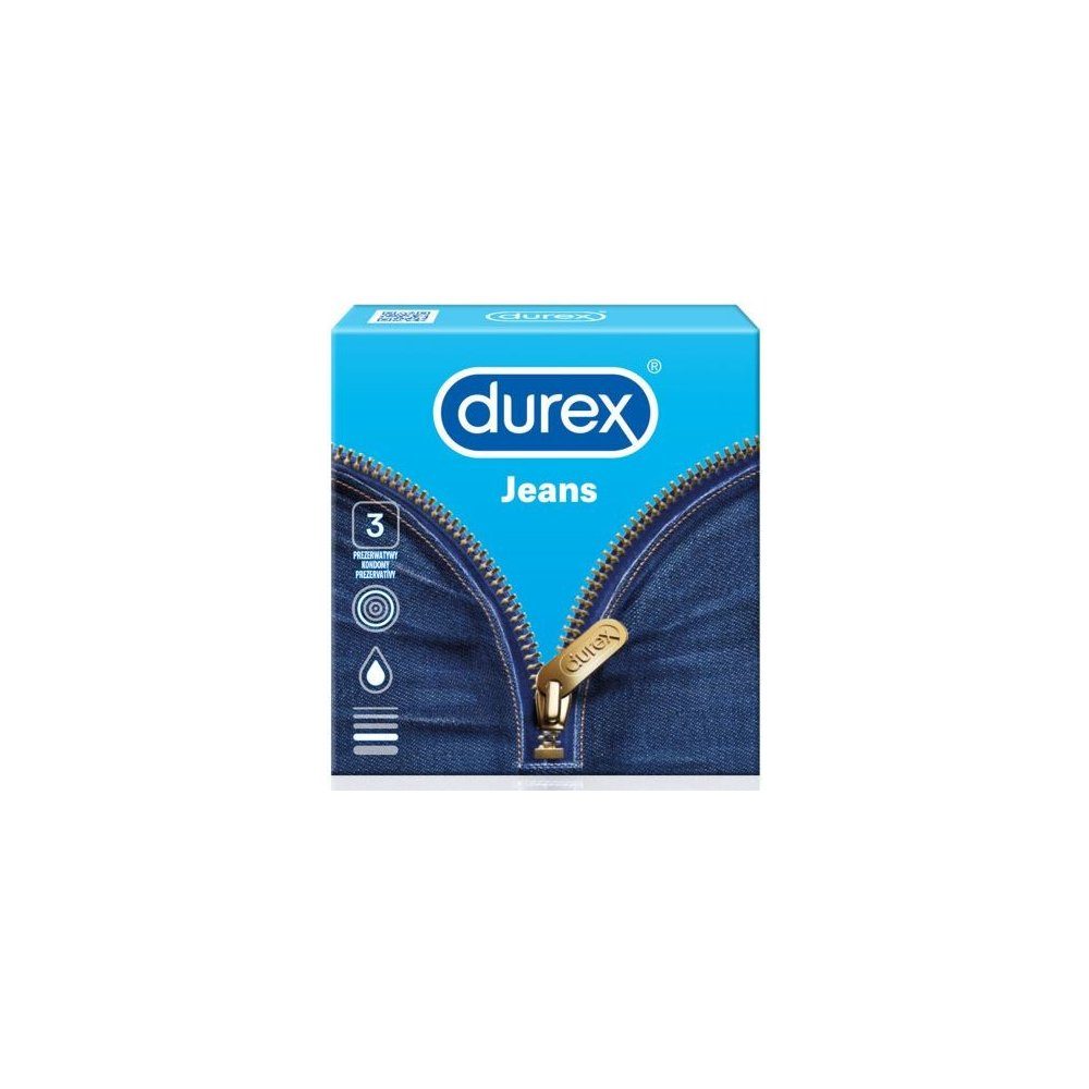 Levně Durex Jeans 3 ks