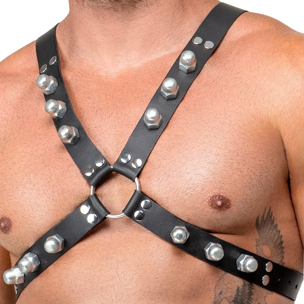 Zado Leather X Shaped Chest Harness 2010313 Black (obrázek 7)