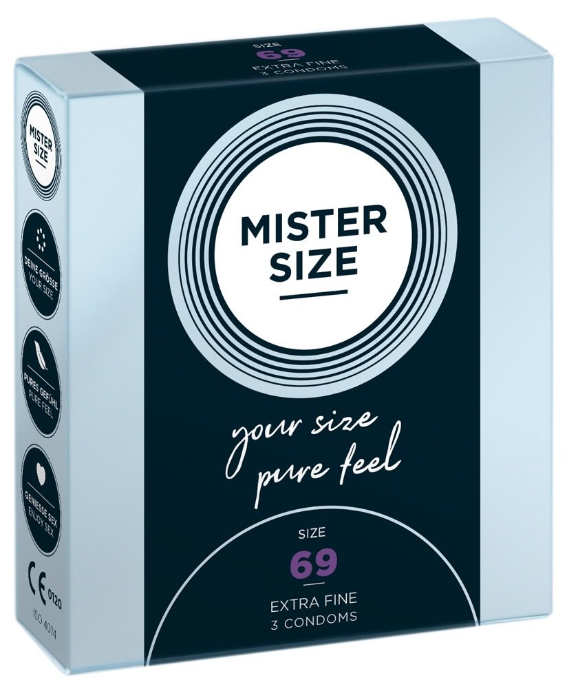 Levně Mister Size Thin 69mm 3ks