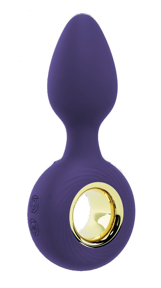 Levně Sweet Smile Vibrating Butt Plug Purple